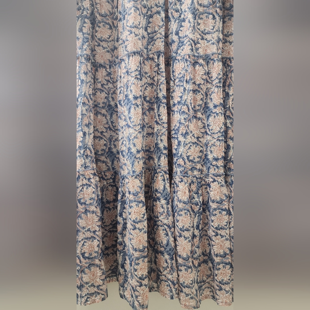 Pull&Bear Floral Bohemian Maxi Dress, Size Medium. - Picture 5 of 10